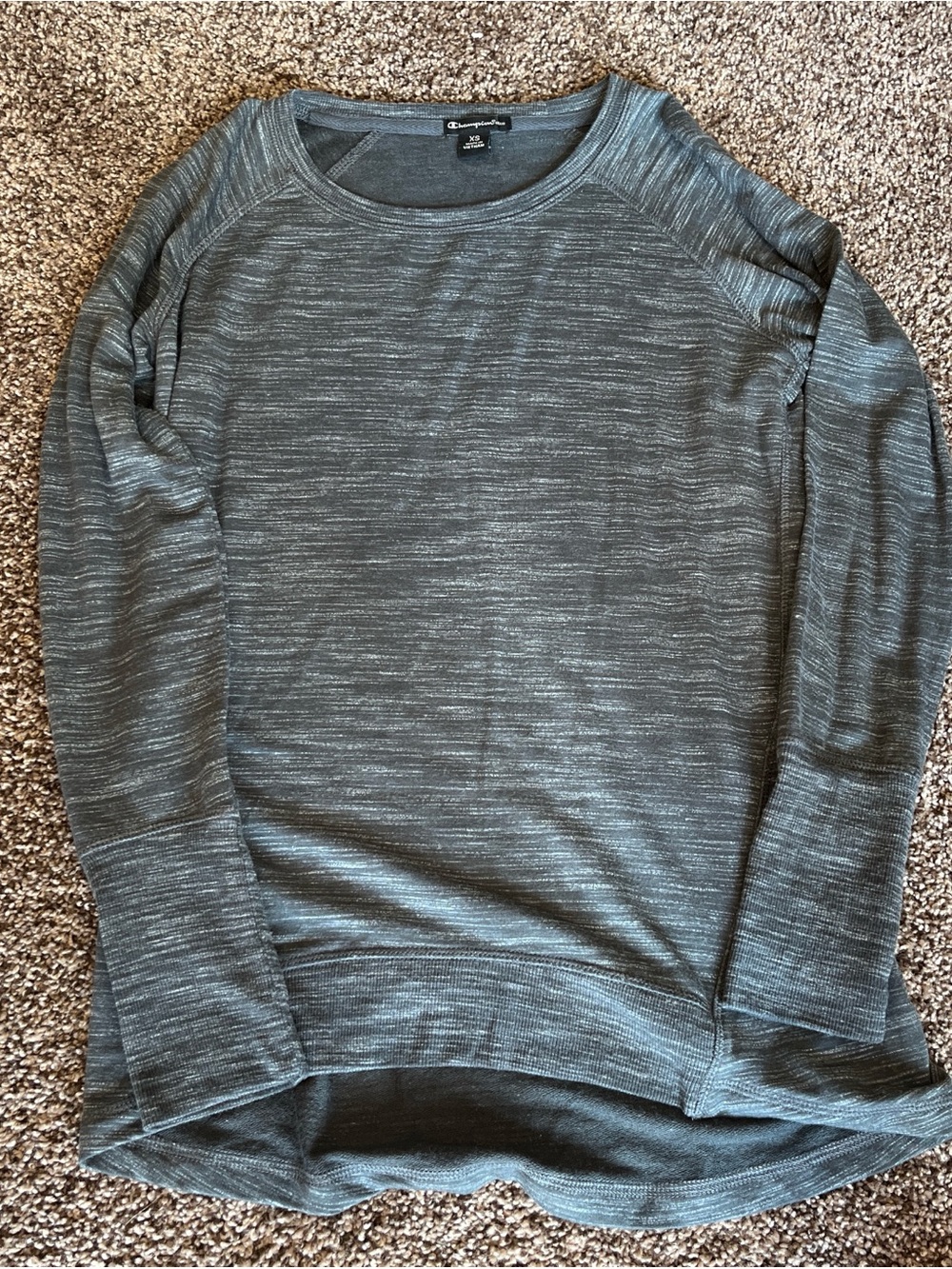 Champion Black Crewneck Pullover Top